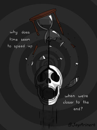 Drawing I made inspired by the now defunct YouTube channel Unnus Annus