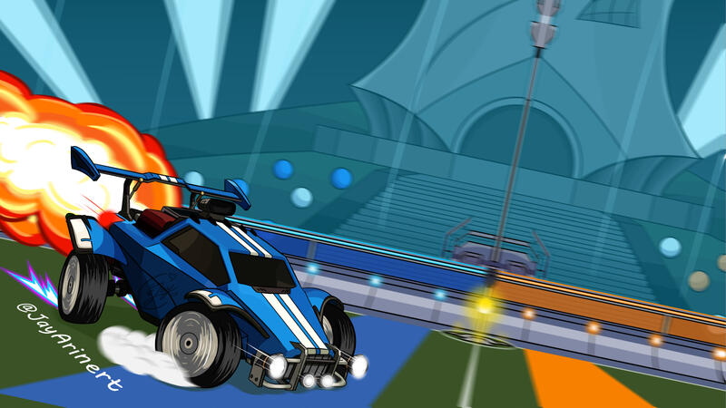 Rocket League fan art