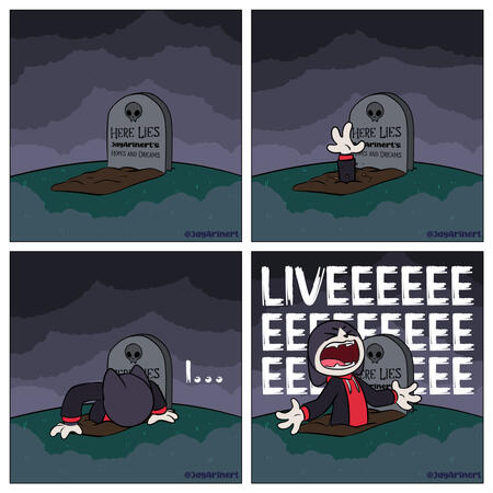 Short comic I made when I joined BlueSky and Cara