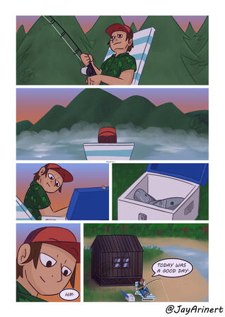 Comic strip I made for school