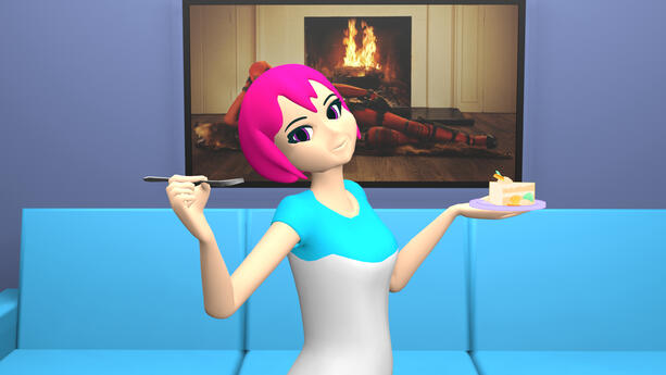 Shot from an animated short film I worked on for a school exam. Modelled, rigged, textured, animated, and rendered by me